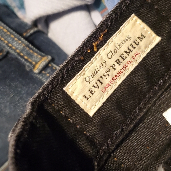 LEVI'S 70s High Waist Slim Straight - Size 27 - Picture 8 of 9